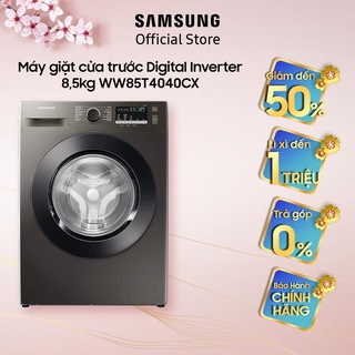 [Mã ELSAMHOT giảm 5% đơn 3TR] Miễn phí công lắp đặt_Máy giặt Samsung cửa trước Digital Inverter 8,5kg (WW85T4040CX)