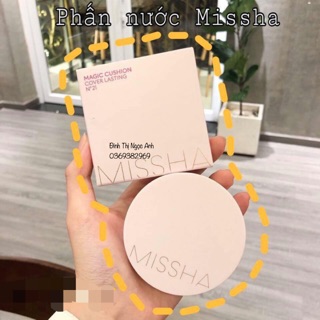 Phấn nước Missha Magic Cushion cover lasting SPF 50+ PA+++ phiên bản mới