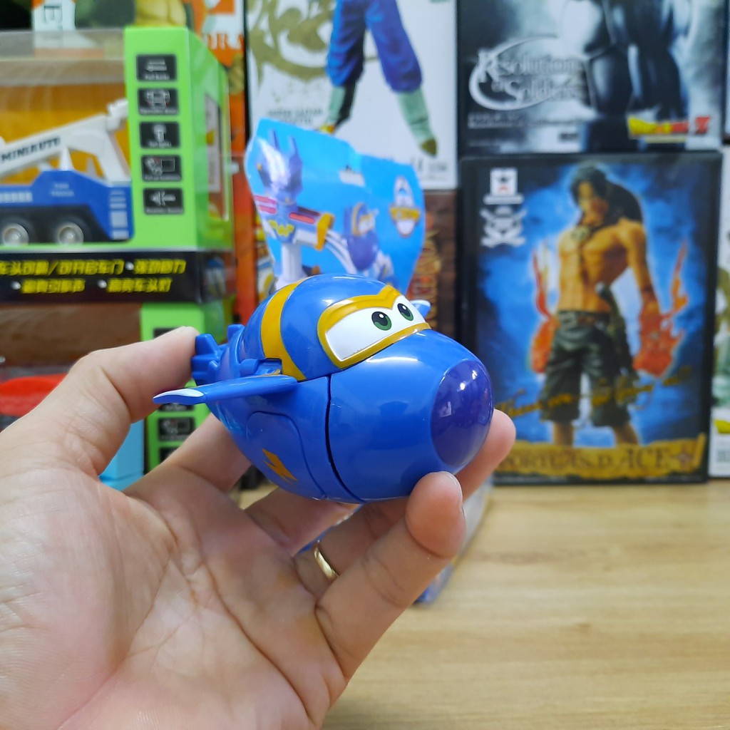 Mô hình Jerome cuồng phong đồ chơi super wings trứng biến hình Robot đội bay siêu đẳng đồ chơi trẻ em