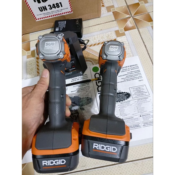 COMBOR KHOAN VÍT RIDGID SUB COMPACT 18V