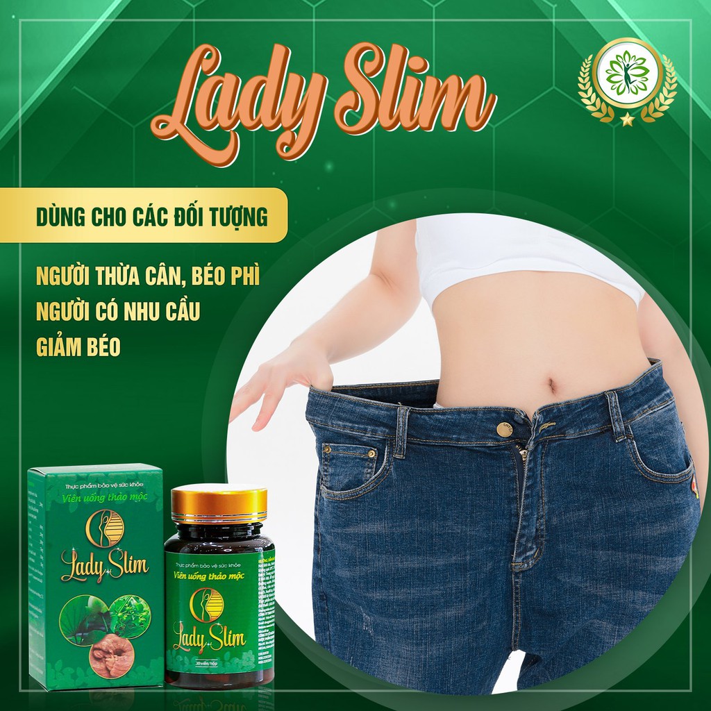 GIẢM CÂN LADY SLIM LAN CHI- GIẢM NGAY 2-3KG SAU 1 HỘP CHIẾT SUẤT TỪ THẢO MỘC AN TOÀN HIỆU QUẢ_ FREE SHIP TOÀN QUỐC