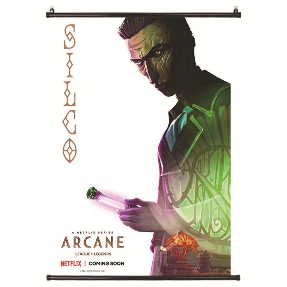 Tranh Vải Canvas 40x60CM Treo Tường Trang Trí Phong Cách Liên Minh Huyền Thoại