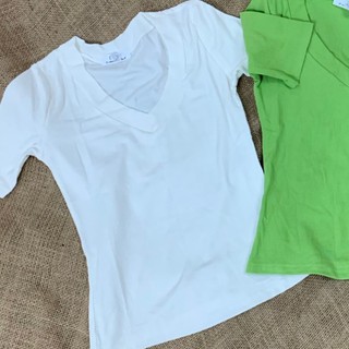 Áo Thun Tăm Cổ Tim Form Ôm Siêu Xinh