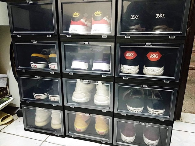 10 hộp đựng giày Sneaker box nhựa Việt Nhật