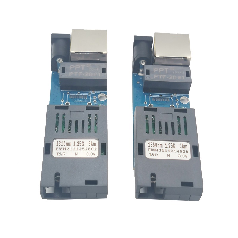 Hộp 1GE1GF Bộ Chuyển Đổi Phương Tiện Quang HỌC SỢI Gigabit Mini Bộ Chuyển Đổi Phương Tiện Truyền Thông 1000Mbps Bộ Thu Phát Sợi Quang