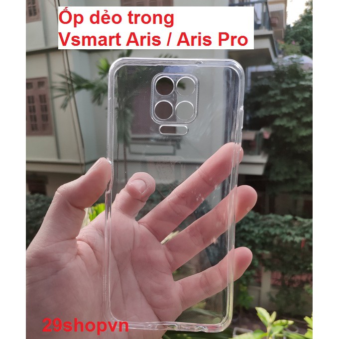 Ốp Vsmart Aris / Aris Pro dẻo trong suốt (Loại đẹp)