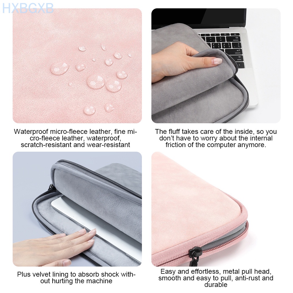 Túi Da Đựng Laptop 13 Inch Chống Sốc Chống Thấm Nước Có Khóa Kéo Tiện Dụng | BigBuy360 - bigbuy360.vn