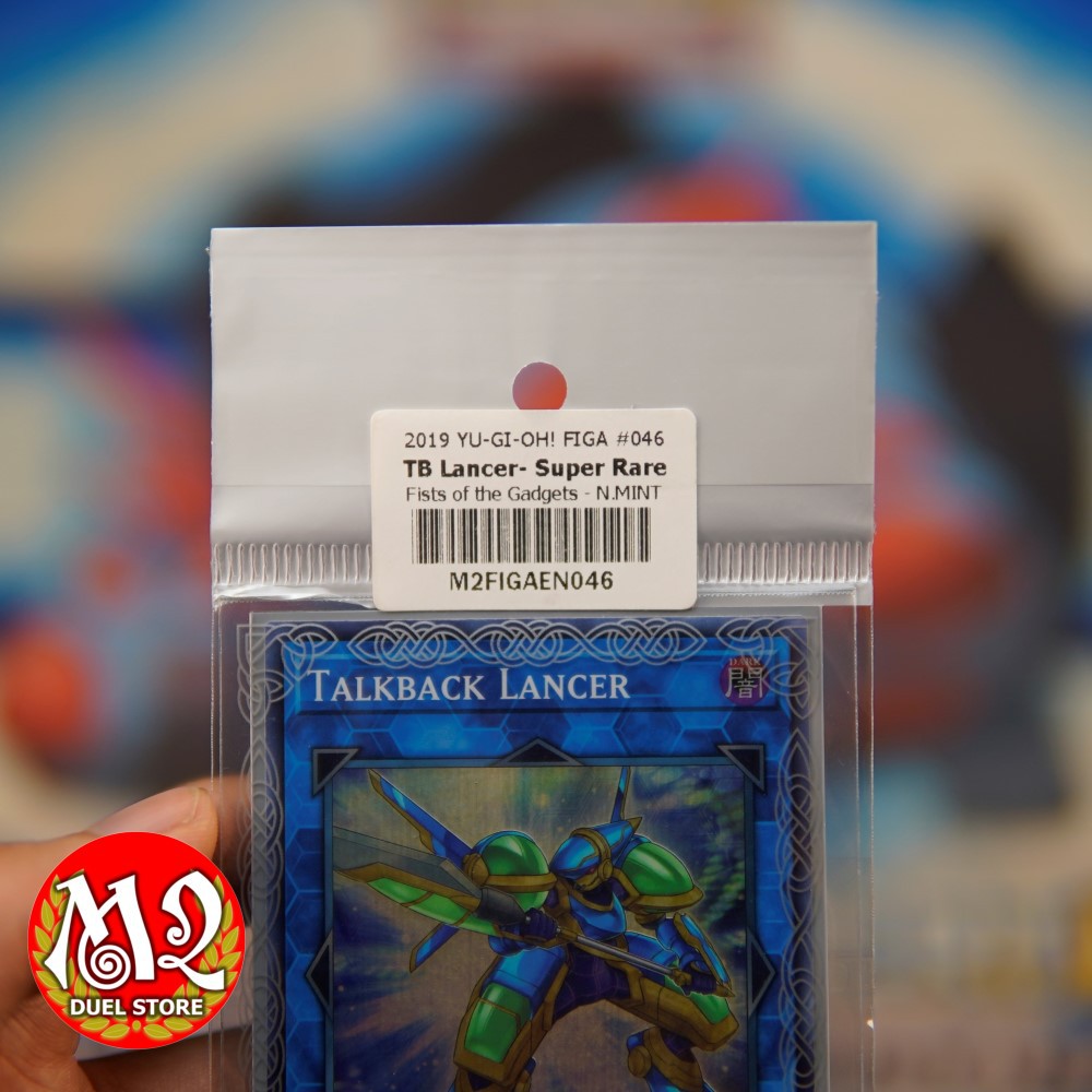 Lá bài Yugioh FIGA-EN046 Talkback Lancer – Super Rare  - Bảo quản M2SCCQ-LITE