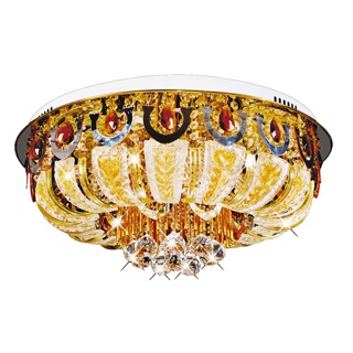 Đèn mâm trang trí ốp trần đổi màu Netviet NC 8607 led