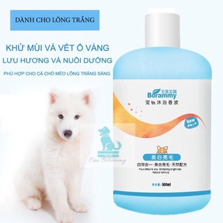 Sữa tắm cho chó mèo BORAMMY dưỡng chất hoa hồng nuôi dưỡng lông loại 500ml