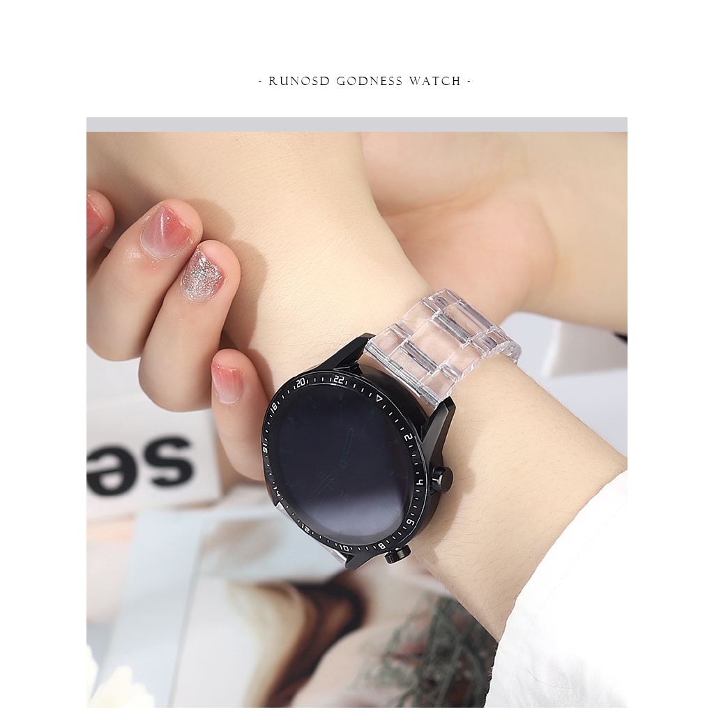 Dây Đeo 20Mm 22MM Cho Đồng Hồ Thông Minh Huawei Watch 3 Pro GT/ GT 2e Samsung Galaxy Watch4 3 S2 S3 Active 2