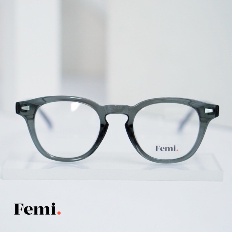 Gọng kính cận tròn Femi Bora chính hãng mắt kính cận nam nữ cao cấp | BigBuy360 - bigbuy360.vn