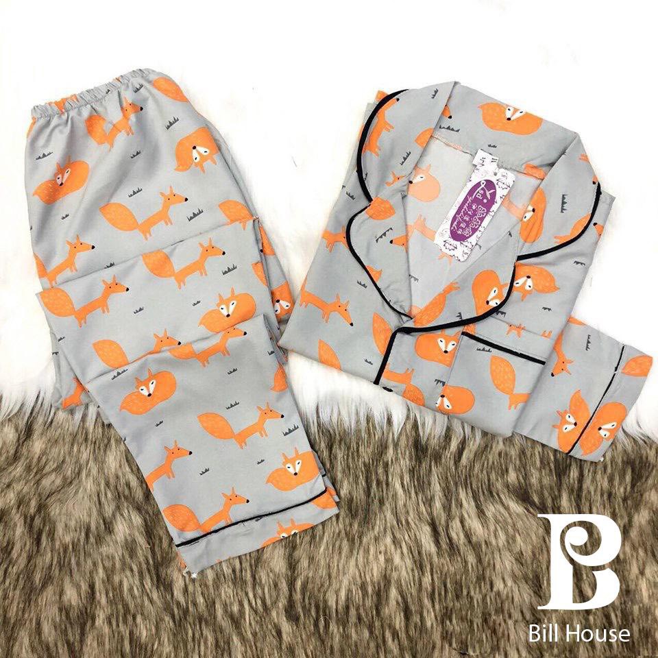 [Mã WA2410 giảm 10k đơn 99k] Bộ Pijama Vải Kate Thái Cao Cấp Hàng Loại 1 (tay dài, quần dài) | BigBuy360 - bigbuy360.vn