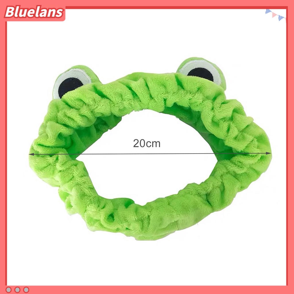 Băng Đô Cài Tóc Co Giãn Chống Trượt Hình Ếch / Động Vật Dễ Thương Dành Cho Bạn Nữ 48h