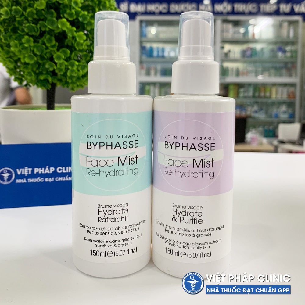 Xịt khoáng dướng ẩm cho mọi loại da Byphasse