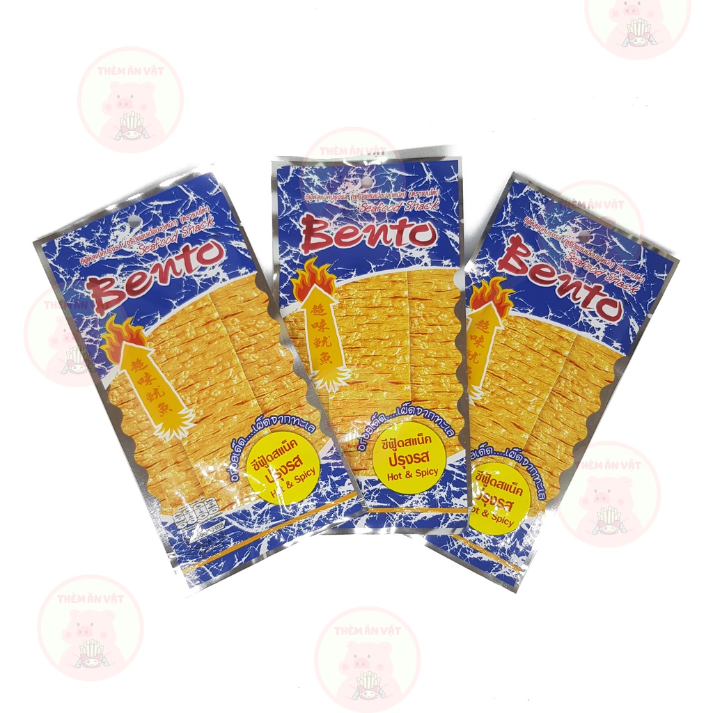 10 Gói Bento Thái Lan Cay Cay, Gói Xanh, Đỏ 6g