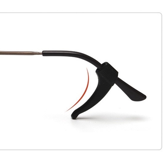 Cặp Móc Silicon Gắn Càng Mắt Kính Đệm Tai Giữ Dây Đeo Kính Chống Trượt