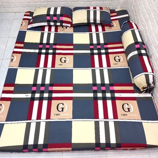 Bộ drap thun hàn quốc 4 món hình sọc.
