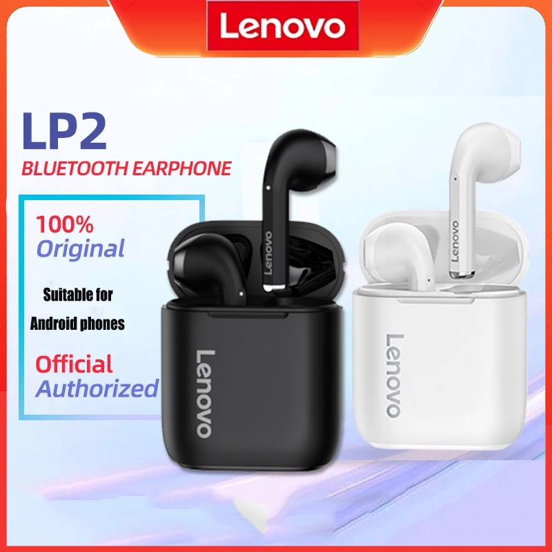 Tai nghe Bluetooth Lenovo LP2/LP1S Giảm độ ồn thấp Tai nghe điều khiển cảm ứng chống nước IPX5 với Mic