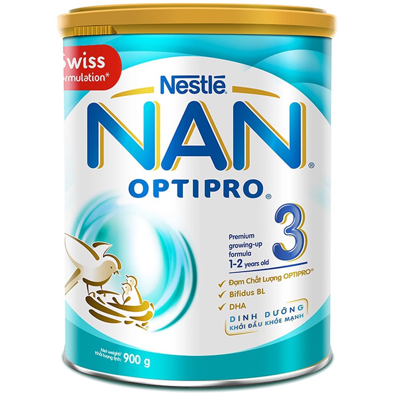 [CHÍNH HÃNG] Sữa Bột Nestlé NAN Optipro 1, 2,3,4 Hộp 900g (Thụy Sĩ)