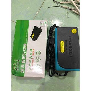 TNS. Sạc xe đạp điện 48v-12ah chân vuông