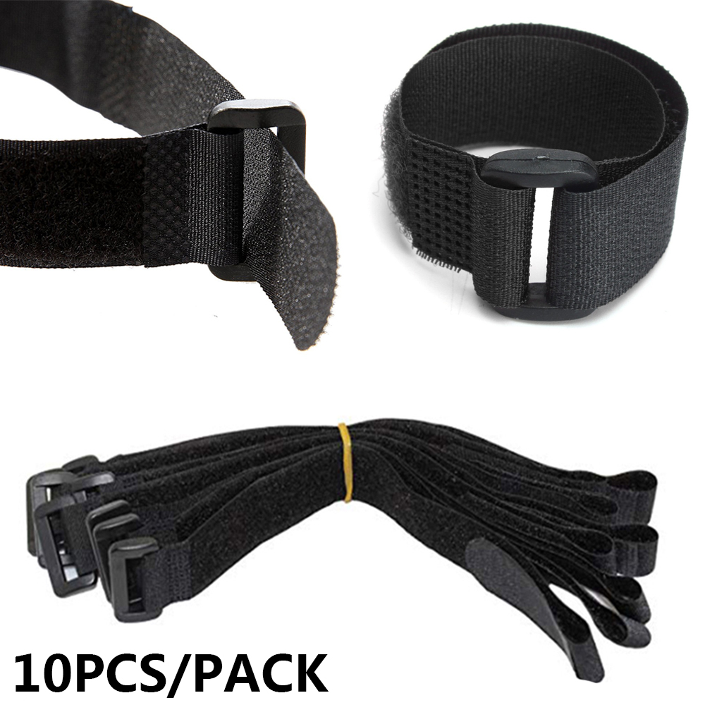 Set 10 Dây Buộc Cáp Nylon Có Thể Tái Sử Dụng Kích Thước 20*500mm Chất Lượng Cao Cho Xe Đạp