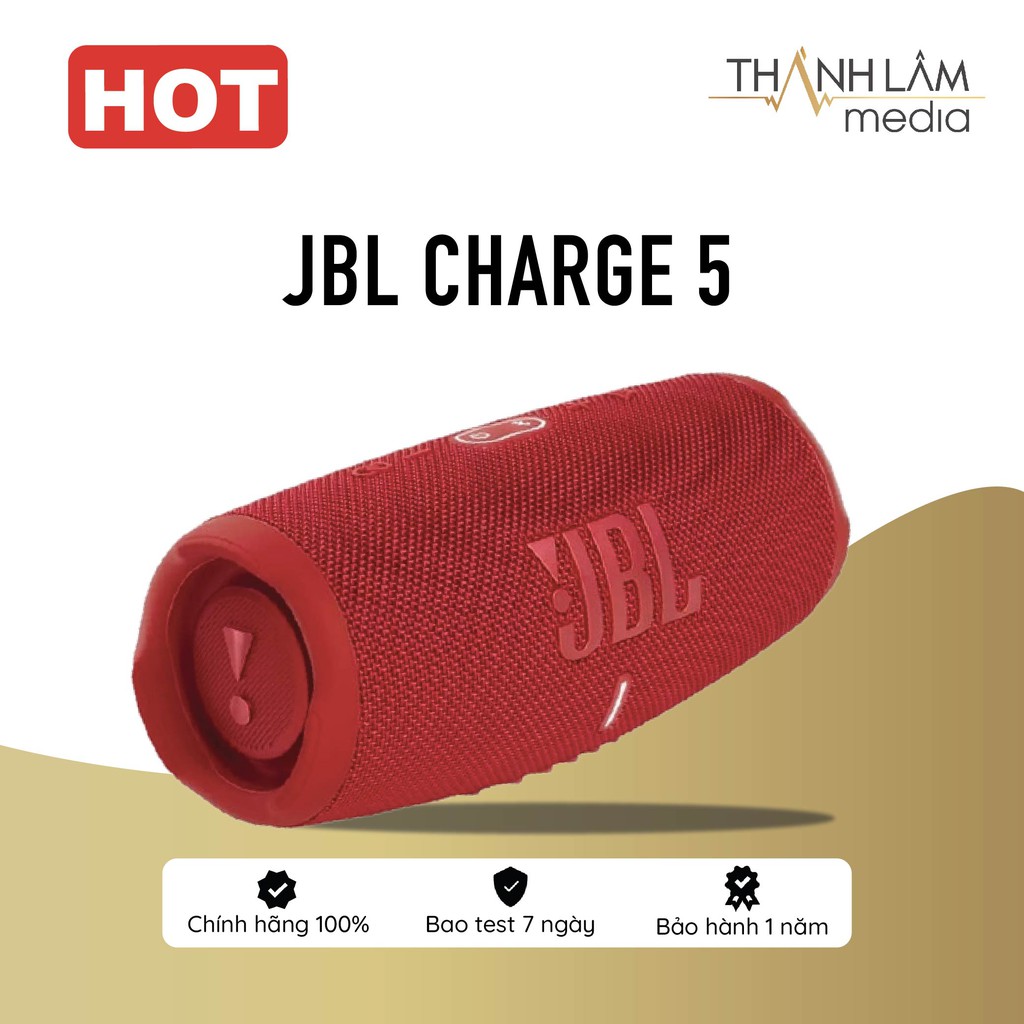 Loa bluetooth JBL CHARGE 5 mẫu MỚI NHẤT 2021 pin tới 20 giờ cực khủng - chính hãng bao test 7 ngày, bảo hành 12 tháng