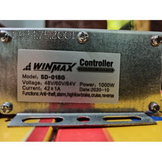 IC Điều Tốc Xe Điện 350W, 500W, 800W 3in1 Winmax