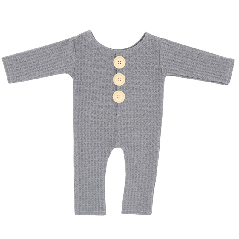 Áo Liền Quần Bằng Cotton Mềm Làm Phụ Kiện Chụp Ảnh Cho Bé Sơ Sinh