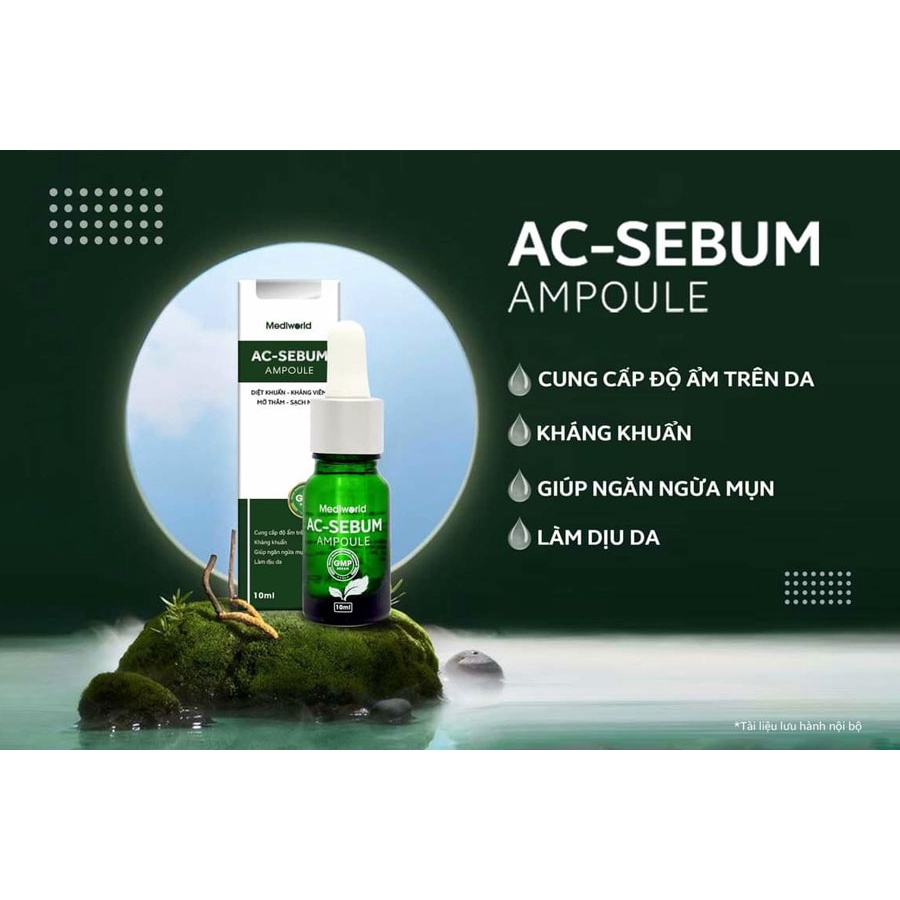 Serum hỗ trợ chăm sóc và ngăn ngừa mụn AC - Sebum Ampoule Mediworld