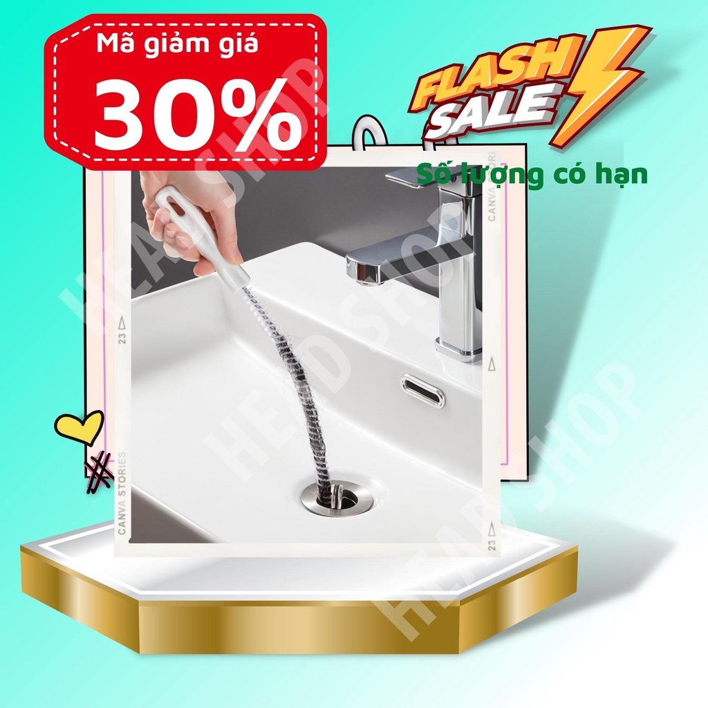 Dụng Cụ Cây Gắp Rác RY285 ,Gắp Lông Tóc Siêu Việt Thông Tắc Bồn, thanh thông ống Cống HEADSHOP