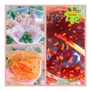 BÁNH TRÁNG PHƠI SƯƠNG MUỐI NHUYỄN - HÀNH PHI - SA TẾ - SIÊU CAY