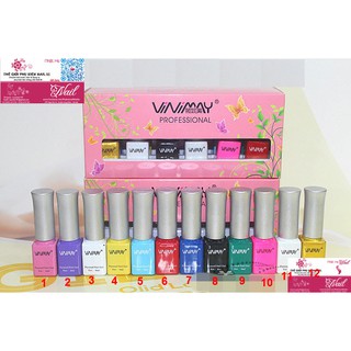 Cọ Nét Gel Vinimay ( Sét 12 màu)