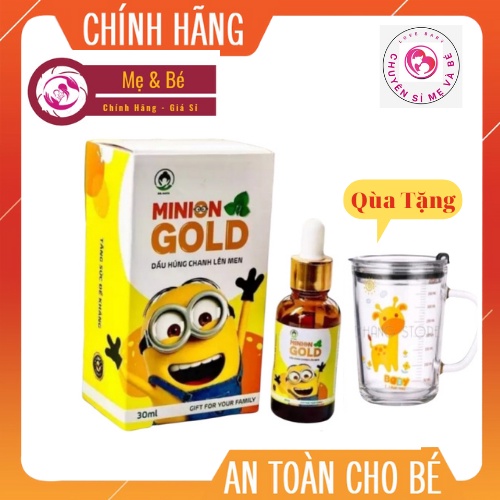 Dầu húng chanh Minion - Hết Ho - Hết Sổ Mũi chai 30ml