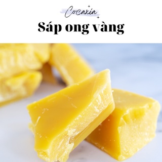 Sáp ong màu vàng nguyên chất 50g/100g/200g màu tự nhiên hương thơm đặc trưng