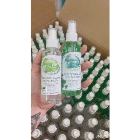 Xịt kháng khuẩn Hapicare 100ml