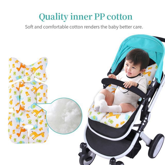 Đệm ghế xe đẩy em bé bằng cotton mềm mại