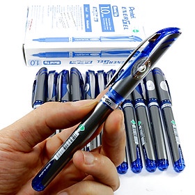 Bút Pentel Liquid Gel Ink Nét 0.7/ 1.0mm màu xanh - Chính Hãng