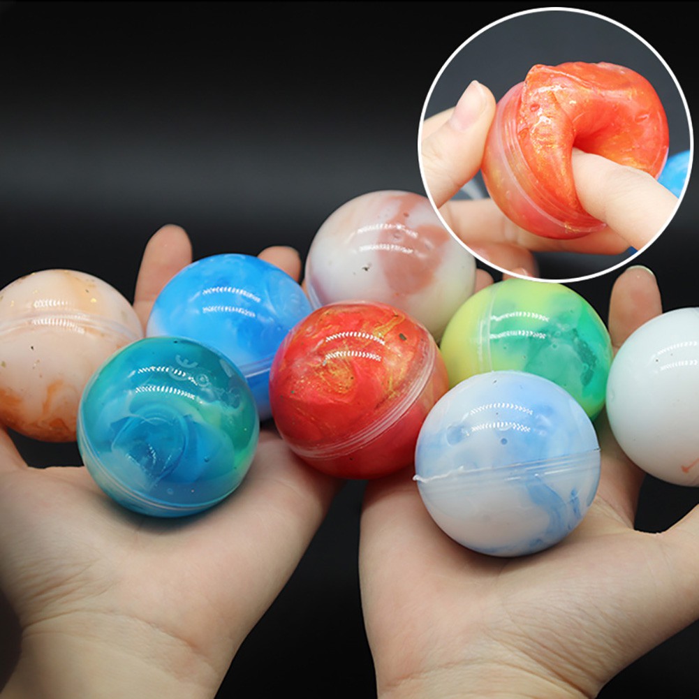 Set 2 Đồ Chơi Slime Mềm Hình Các Hành Tinh Hệ Mặt Trời Giúp Giảm Căng Thẳng