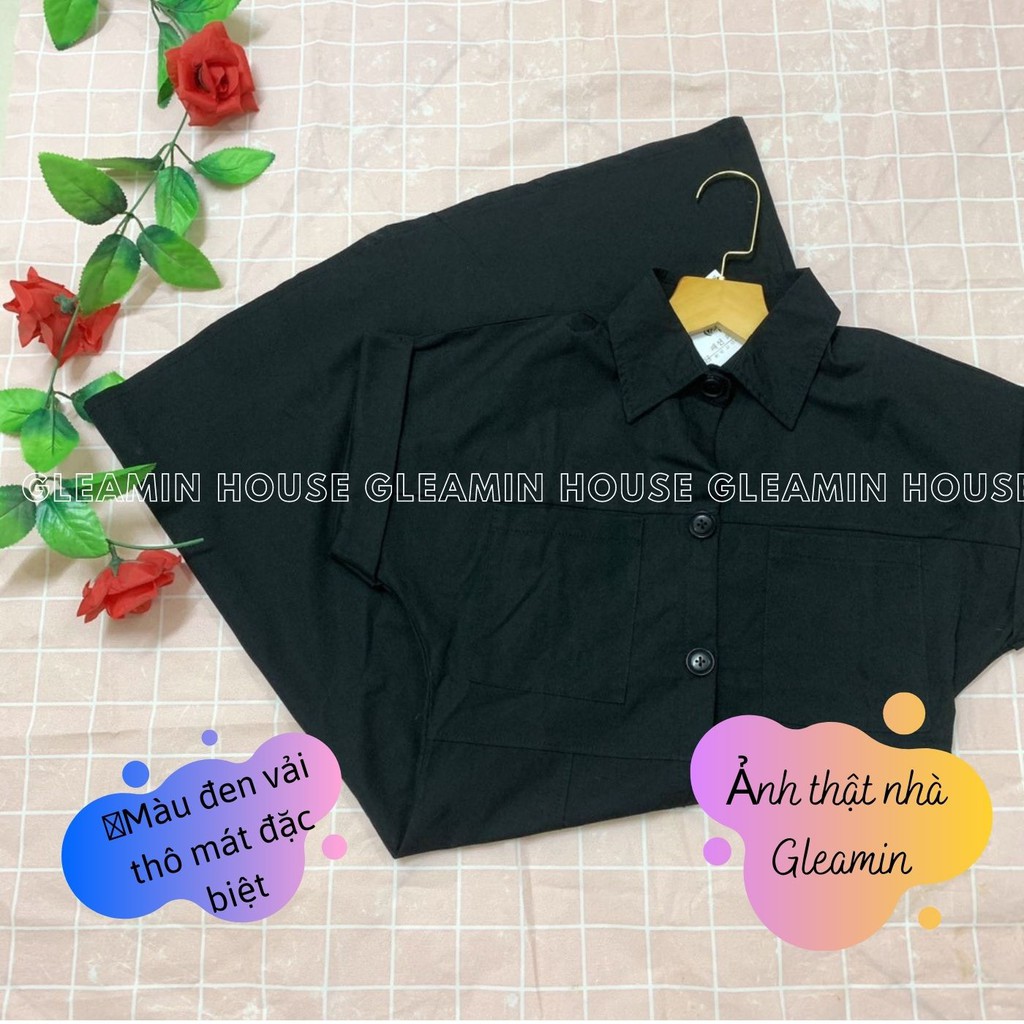 [Ảnh thật/Sẵn] Váy đũi/thô mát túi ngực cổ đức 1 hàng cúc /Đầm linen cổ sơmi suông 3 màu [HÀNG QUẢNG CHÂU LOẠI 1] | BigBuy360 - bigbuy360.vn