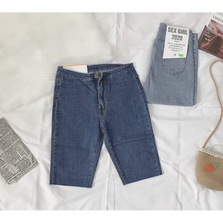 QUẦN JEANS NỮ LỬNG ĐƠN GIẢN