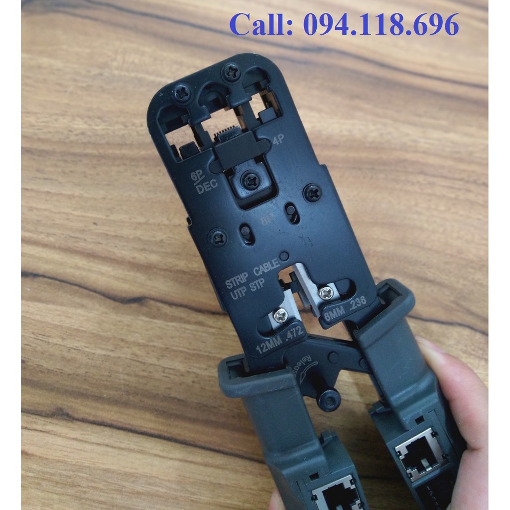 Kìm bấm mạng Đa năng vừa bấm vừa test mã HT-022