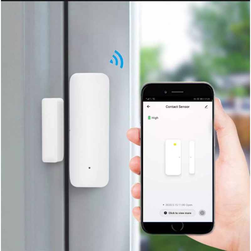 Cảm biến cửa Wifi Tuya Smart Life hoạt động độc lập