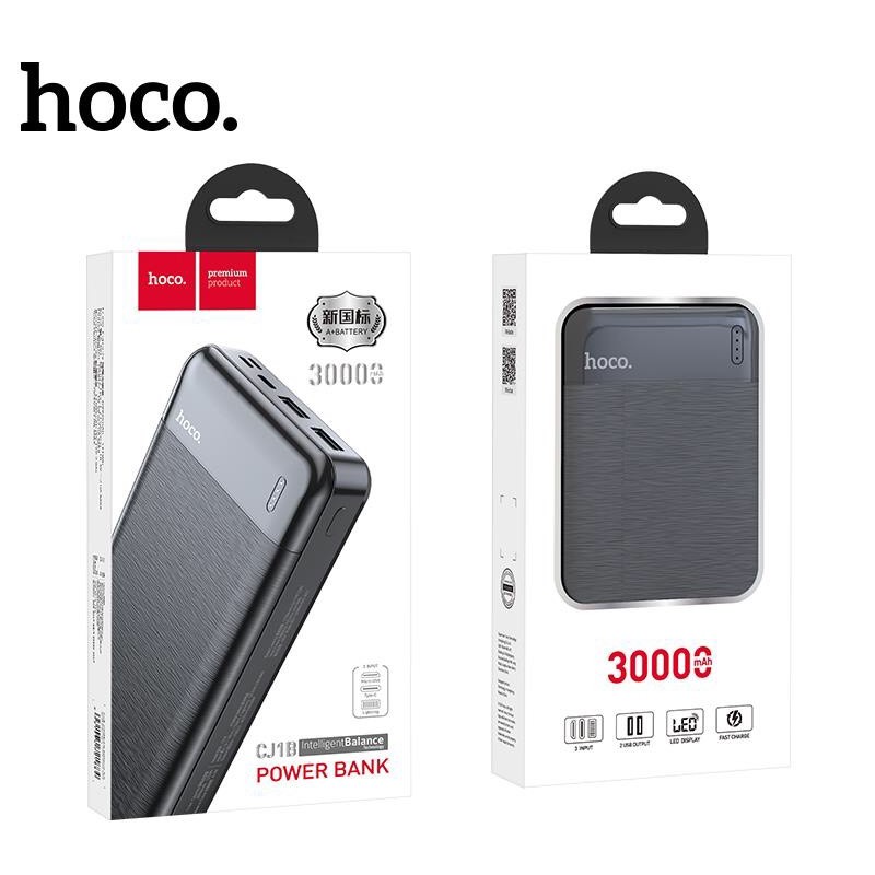 Sạc dự phòng ⚡CHÍNH HÃNG⚡ pin sạc dự phòng Hoco CJ1B-30.000mAh thuận tiện để sạc thiết bị của bạn khi đi du lịch.