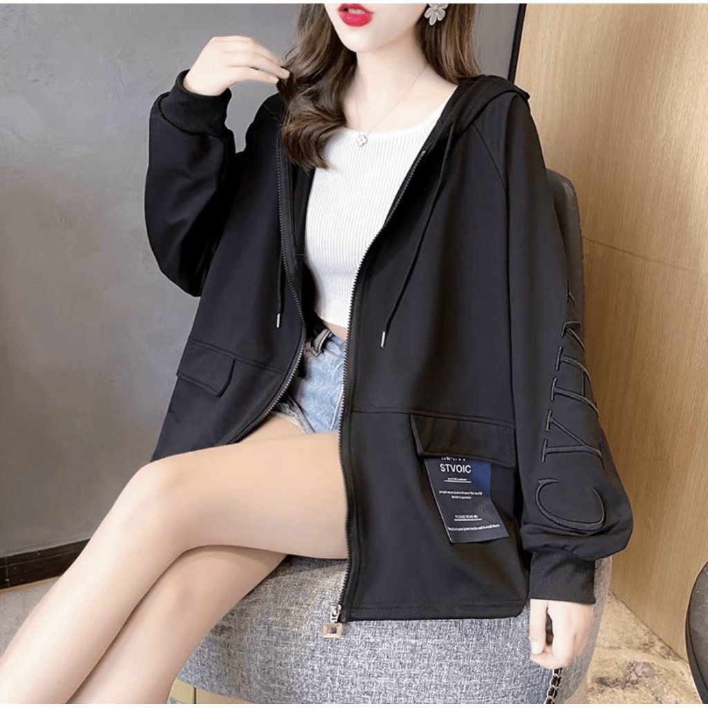 Áo Khoác Hoodie Thời Trang Cao Cấp Phong Cách Thu Đông Cao Cấp