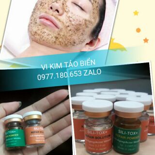 (TẶNG 1 LỌ TBG PHỤC HỒI) SET 2 ỐNG VI KIM TẢO BIỂN SILI-TOX