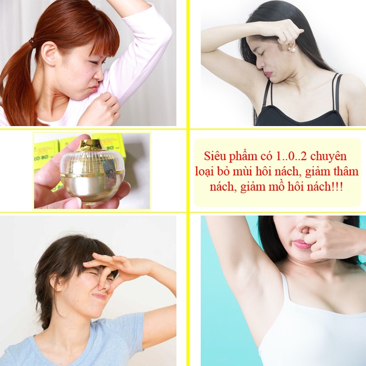 Kem Cô Bơ Lọ To 30gr Giảm Thâm Nách, Hết Hôi Nách Siêu Tiết Kiệm Giúp Loại Bỏ Mùi Hôi Dưỡng Trắng Nách