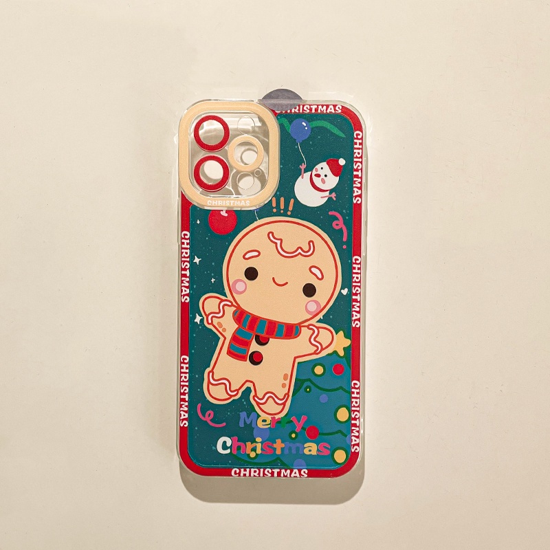 Ốp Điện Thoại TPU Chống Sốc In Hình Ông Già Noel Cho IPhone11 12Pro 12Promax 12mini 11PRO Max 13 13PRO Max Xs Max XR 7 8 Plus