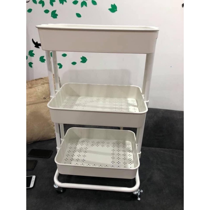 Xe đẩy Sắt 3 tầng dành cho Spa