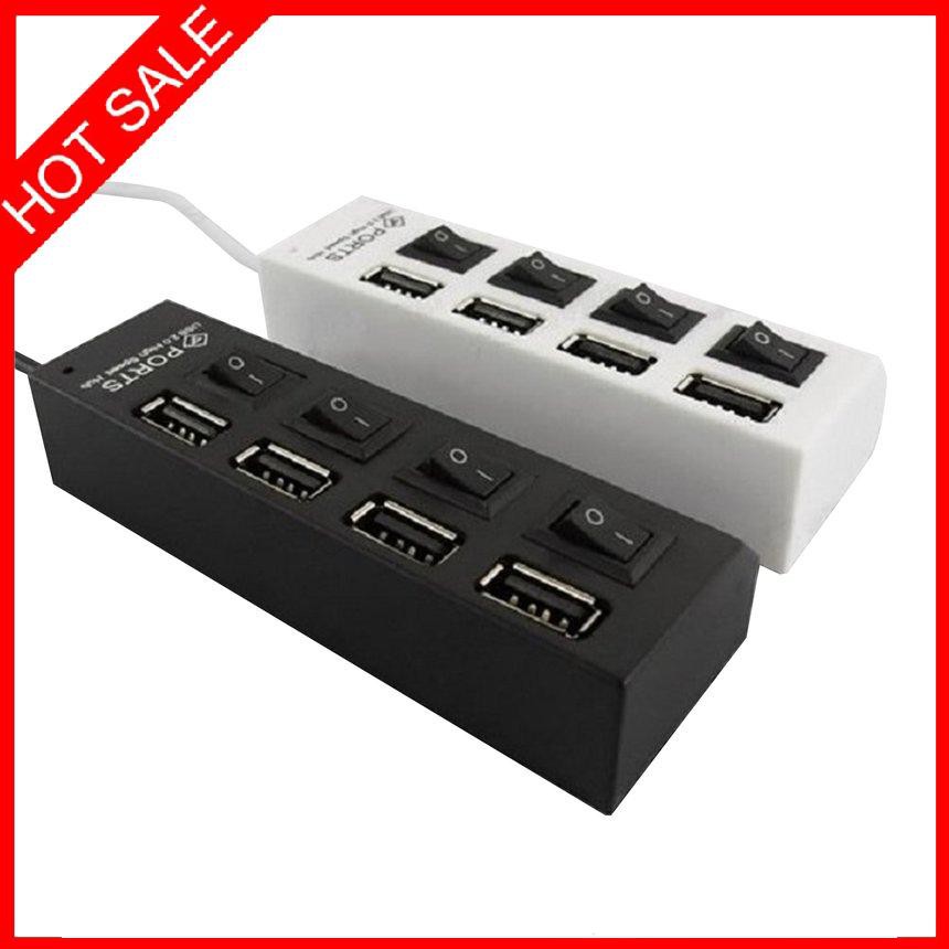 Bộ Chia 4 Cổng Usb 3.0 Hub 5gbps Tốc Độ Cao Có Công Tắc On / Off